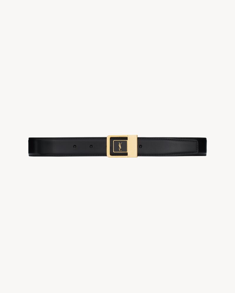 la 66 buckle belt in lacquered leather - Image 1